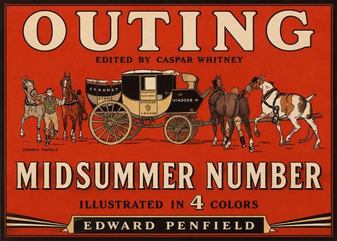 Edward Penfield Outing - Midsummer Number No2 - Póster