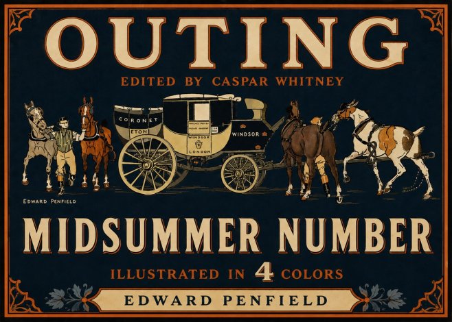 Edward Penfield Outing - Midsummer Number No5 - Póster