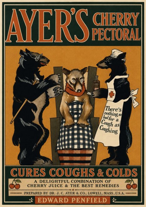 Edward Penfield Ayer's Cherry Pectoral No4 - Póster