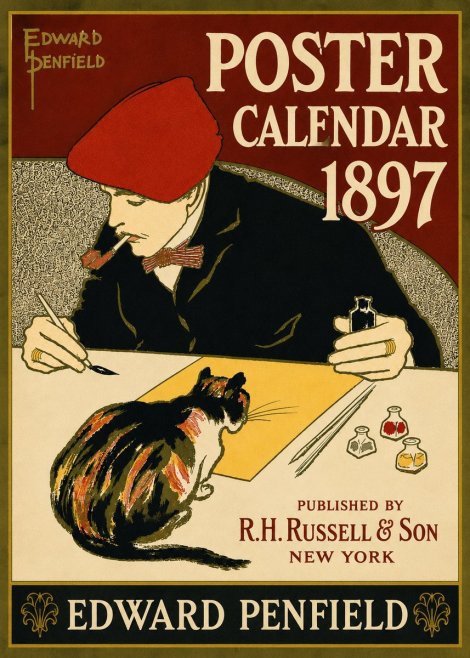 Edward Penfield Poster Calendar 1897 No6 - Póster