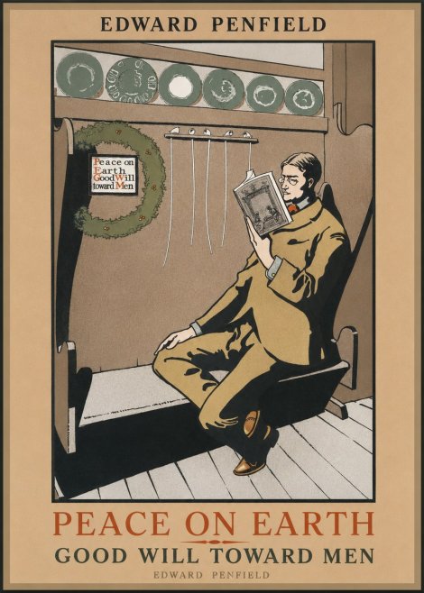 Edward Penfield Peace on Earth Good Will Toward Men No1 - Póster