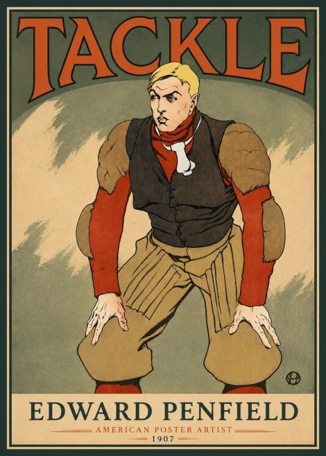Edward Penfield Tackle No3 - Póster