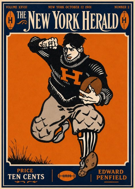 Edward Penfield The New York Herald No5 - Póster