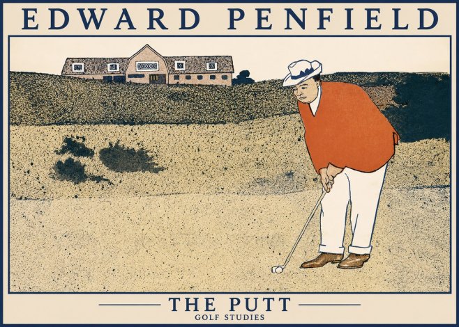 Edward Penfield The Putt No1 - Póster