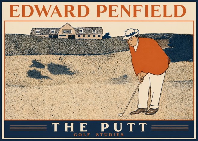 Edward Penfield The Putt No3 - Póster