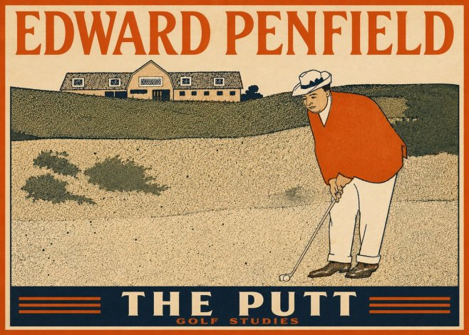 Edward Penfield The Putt No4 - Póster