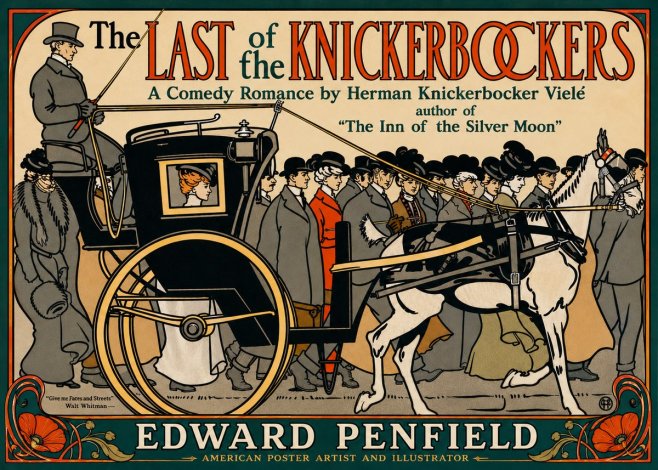 Edward Penfield The Last of the Knickerbockers No6 - Póster