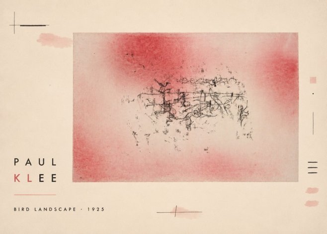 Paul Klee Bird Landscape No2 - Póster