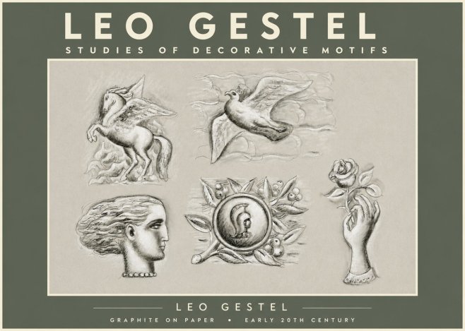 Leo Gestel Studies of Decorative Motifs No2 - Póster