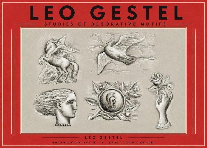 Leo Gestel Studies of Decorative Motifs No4 - Póster