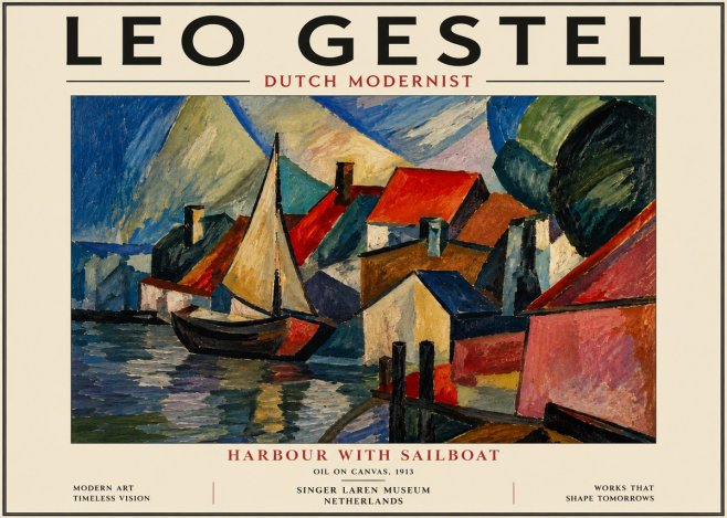Leo Gestel The Quiet Moment No4 - Póster