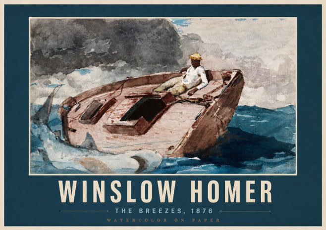 Winslow Homer The Breezes No2 - Póster