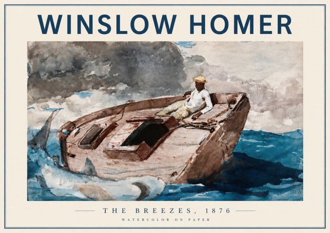 Winslow Homer The Breezes No5 - Póster