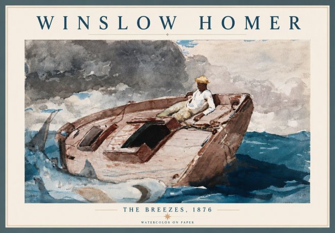Winslow Homer The Breezes No6 - Póster