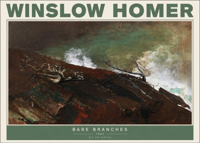 Winslow Homer Bare Branches, 1892 No2 - Póster