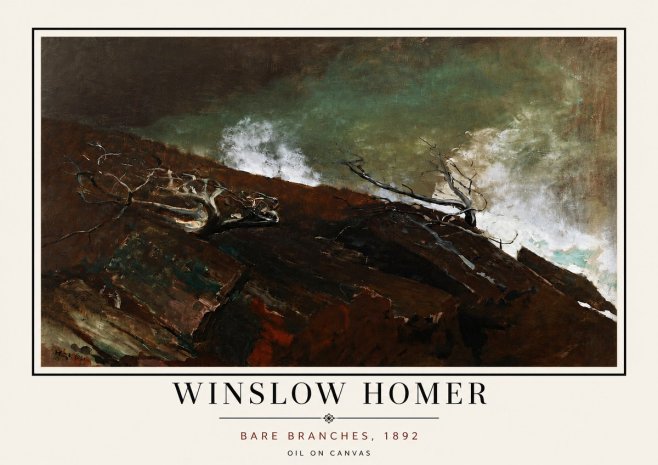 Winslow Homer Bare Branches, 1892 No5 - Póster