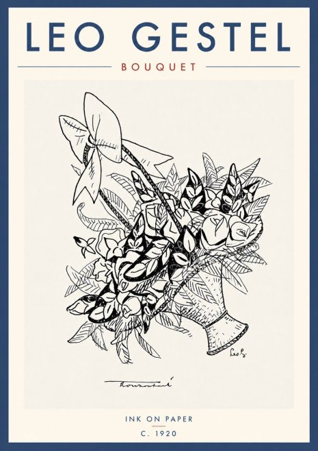 Leo Gestel Bouquet No5 - Póster
