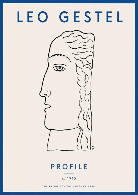 Leo Gestel Profile No2 - Póster