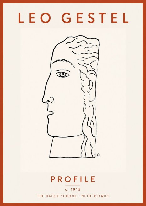 Leo Gestel Profile No4 - Póster