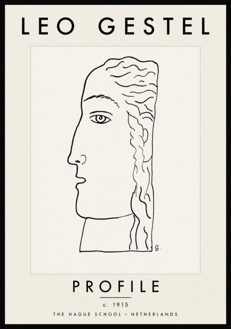 Leo Gestel Profile No5 - Póster
