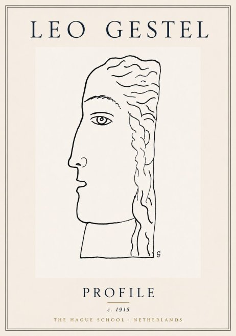 Leo Gestel Profile No6 - Póster
