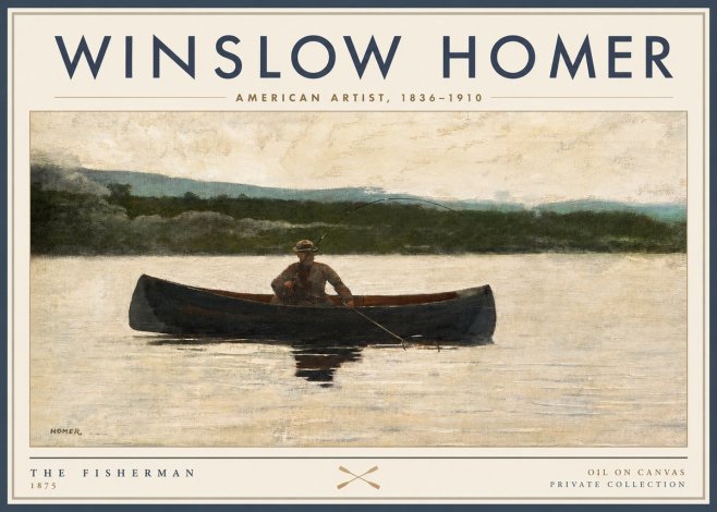 Winslow Homer The Fisherman No2 - Póster