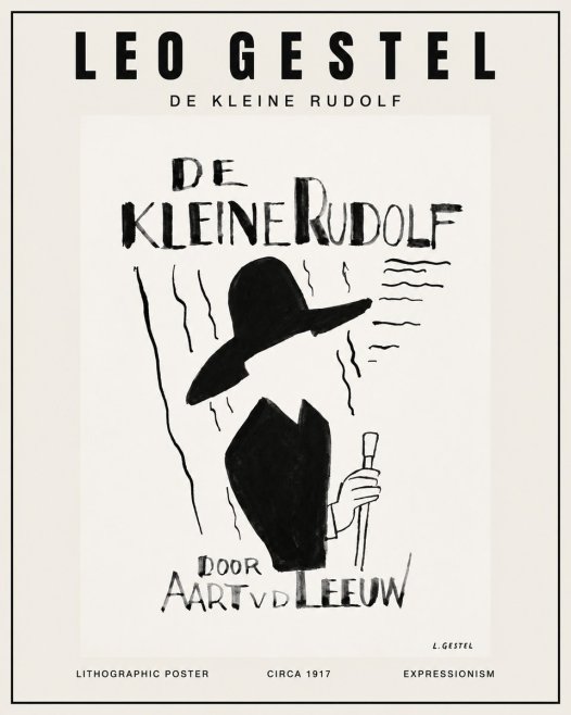 Leo Gestel De Kleine Rudolf No1 - Póster