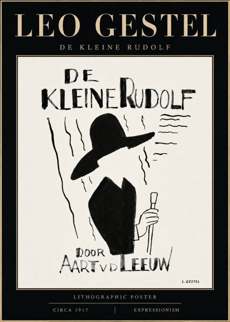 Leo Gestel De Kleine Rudolf No2 - Póster