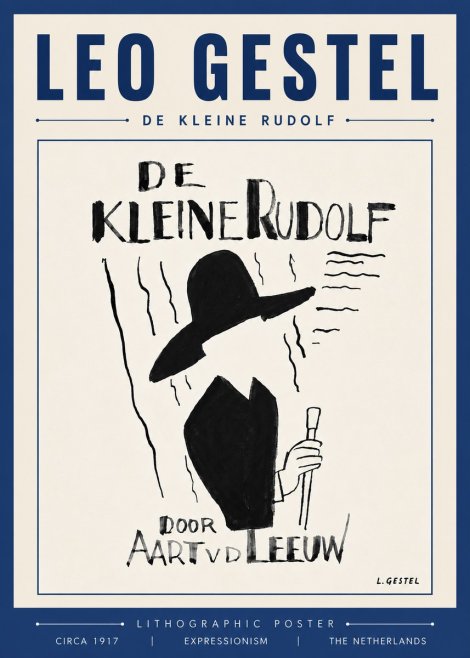Leo Gestel De Kleine Rudolf No5 - Póster