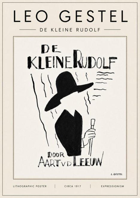 Leo Gestel De Kleine Rudolf No6 - Póster