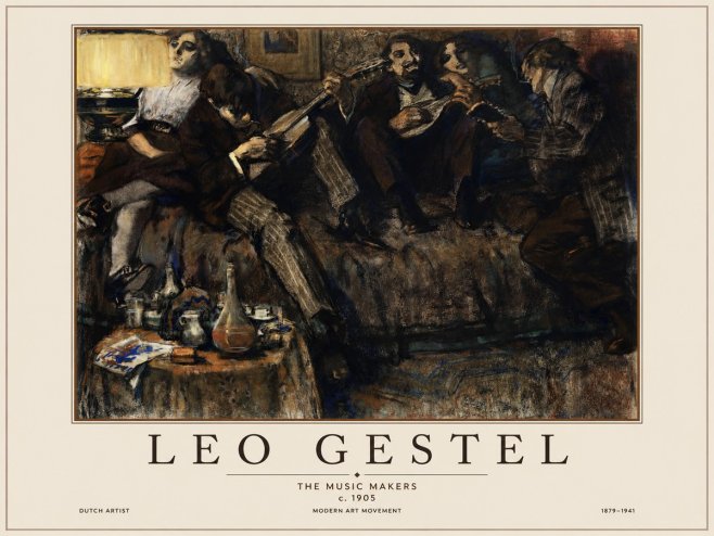 Leo Gestel The Music Makers No1 - Póster