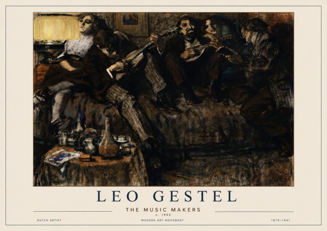 Leo Gestel The Music Makers No3 - Póster