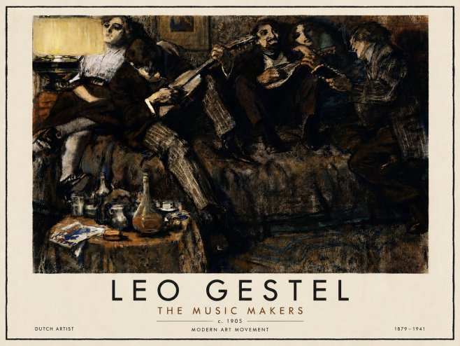 Leo Gestel The Music Makers No5 - Póster