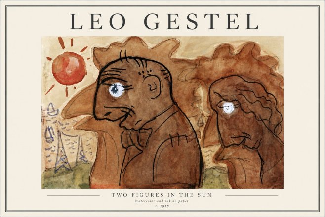 Leo Gestel Two Figures in the Sun No4 - Póster