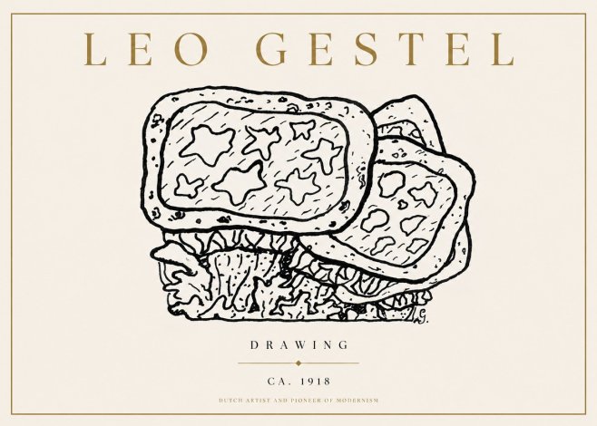 Leo Gestel Drawing Ca. 1918 No3 - Póster