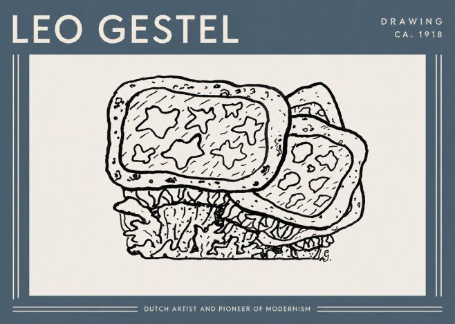 Leo Gestel Drawing Ca. 1918 No4 - Póster