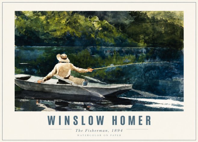 Winslow Homer The Fisherman, 1894 No3 - Póster
