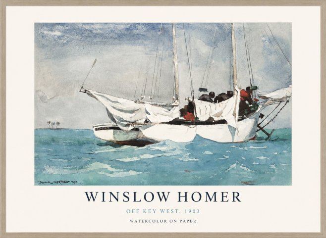 Winslow Homer Off Key West, 1903 No1 - Póster