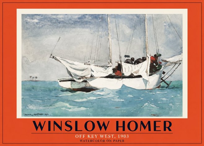 Winslow Homer Off Key West, 1903 No3 - Póster
