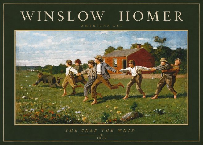 Winslow Homer The Snap the Whip No2 - Póster