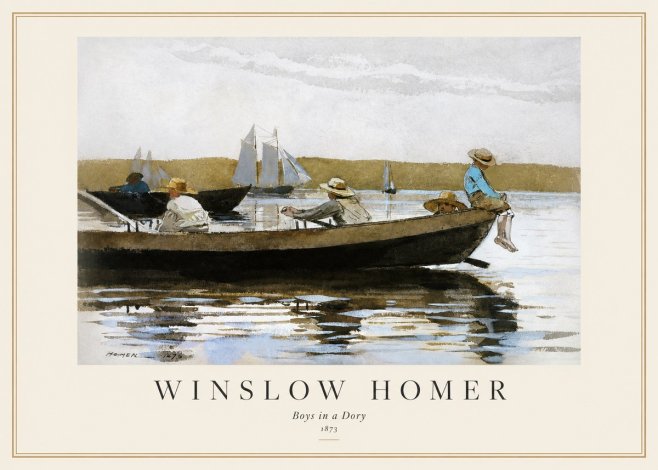 Winslow Homer Boys in a Dory II No1 - Póster
