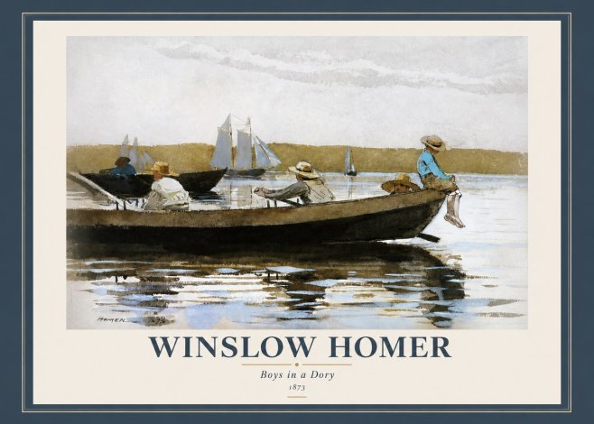 Winslow Homer Boys in a Dory II No2 - Póster