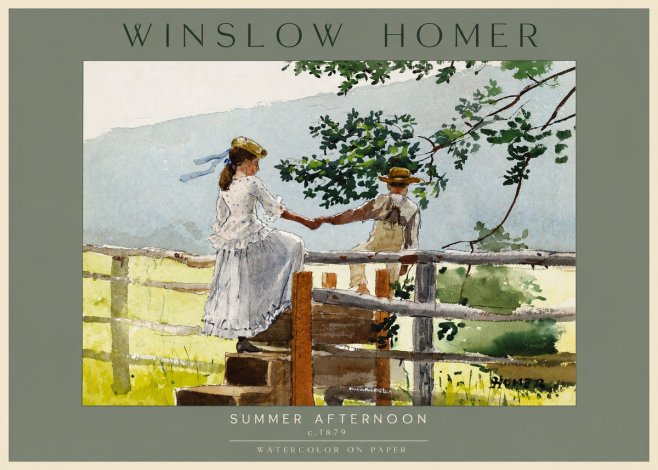 Winslow Homer Summer Afternoon No2 - Póster