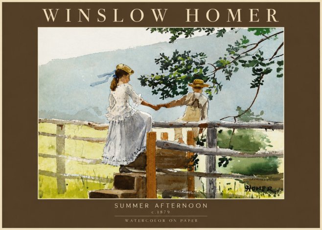 Winslow Homer Summer Afternoon No4 - Póster
