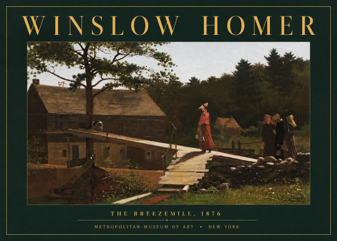 Winslow Homer The Breezemill No6 - Póster