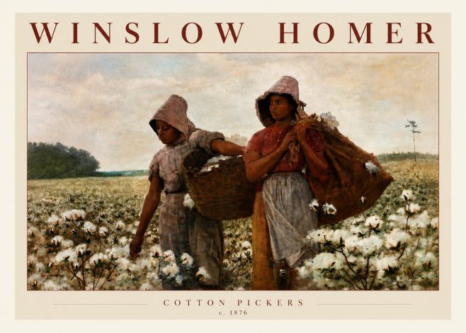 Winslow Homer Cotton Pickers No5 - Póster