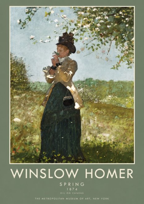 Winslow Homer Spring No2 - Póster