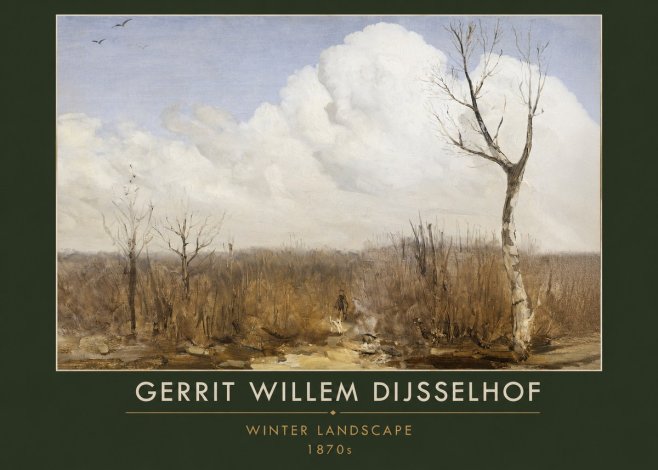 Gerrit Willem Dijsselhof Winter Landscape No5 - Póster