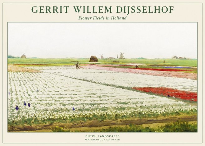 Gerrit Willem Dijsselhof Bulb Fields Near Hillegom No2 - Póster