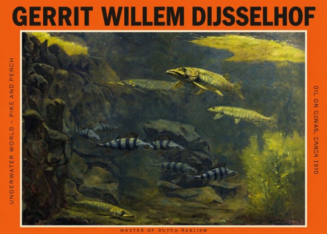 Gerrit Willem Dijsselhof Underwater Life No3 - Póster
